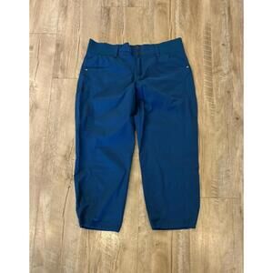 Women's Blue Title Nine Clamber Capris Size 12